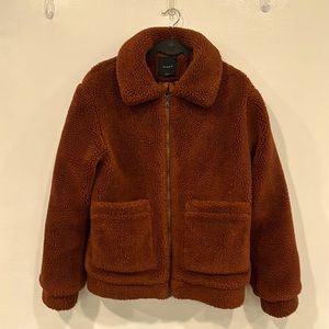 Elodie faux shearling teddy oversize jacket